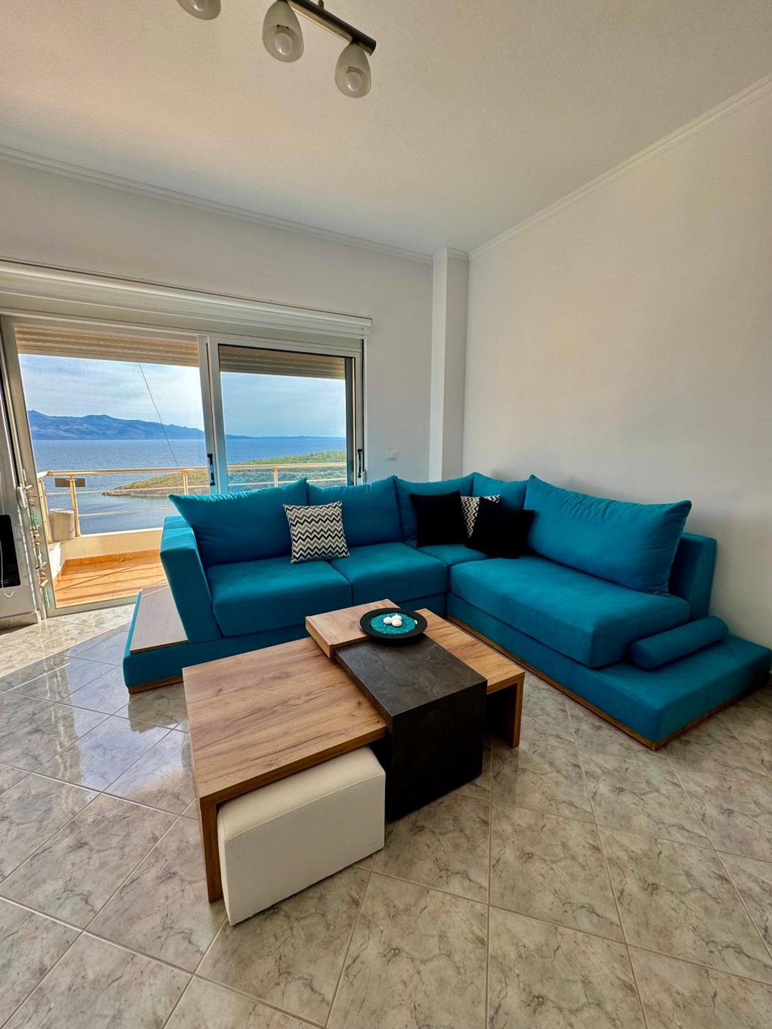 Comfy Blue Sarande Lejlighed Eksteriør billede